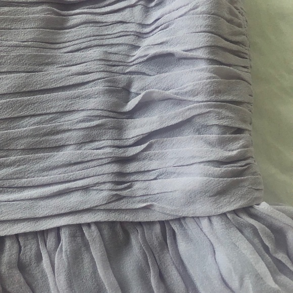 Donna Morgan Light Purple Silky Lined Dress - Picture 10 of 12